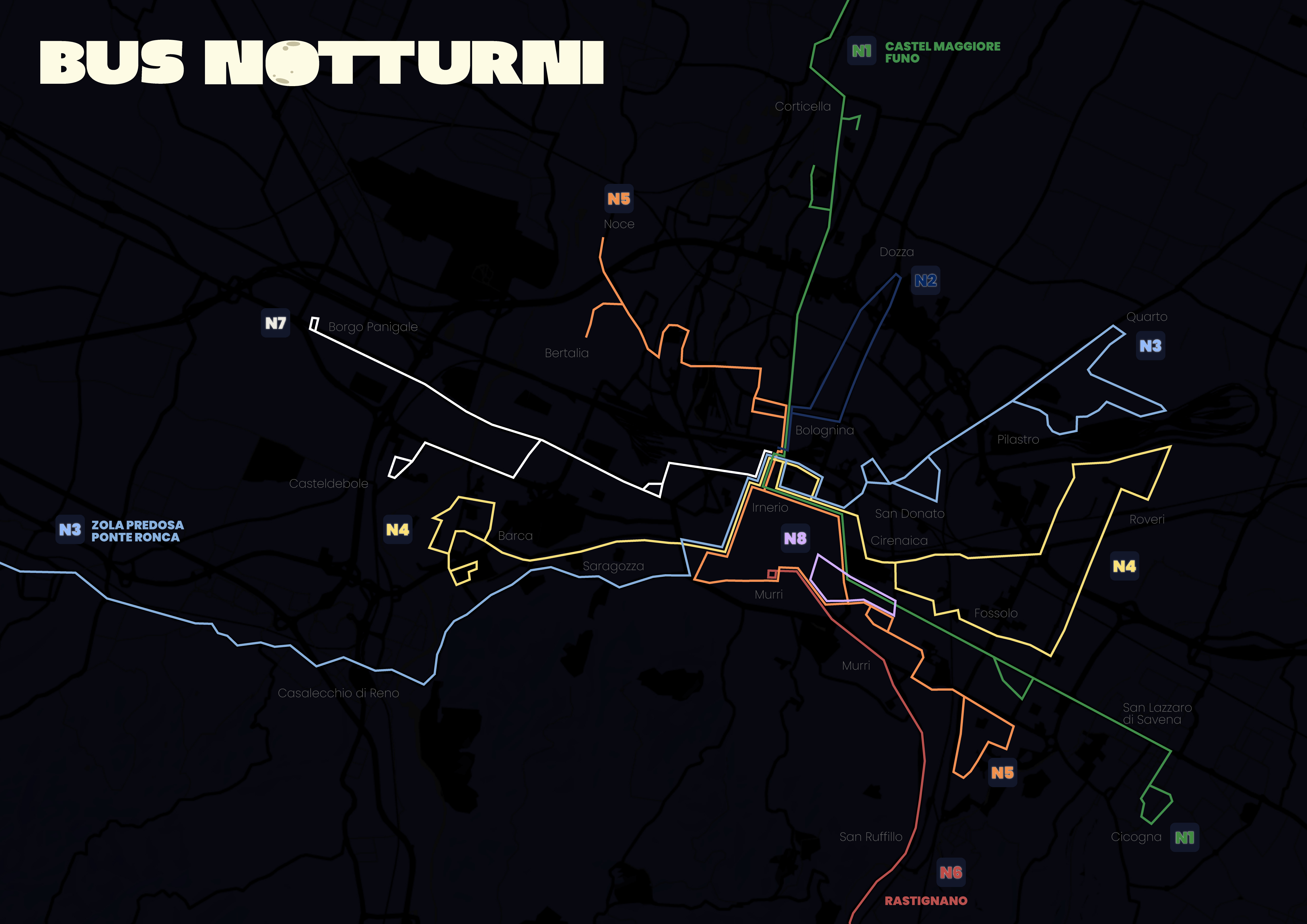 mappa notturni